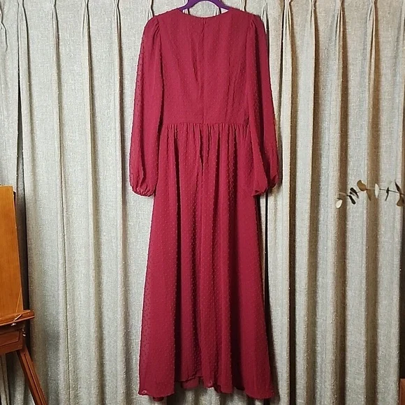 Lively Ghosts Red Sorcerouge Maxi Dress - Picture 3 of 5